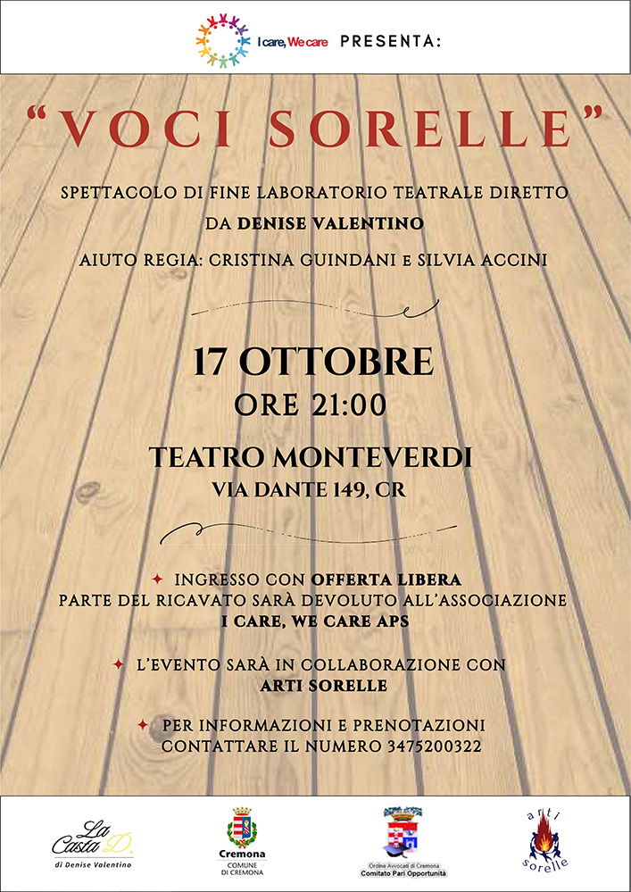 Voci sorelle - Spettacolo teatrale