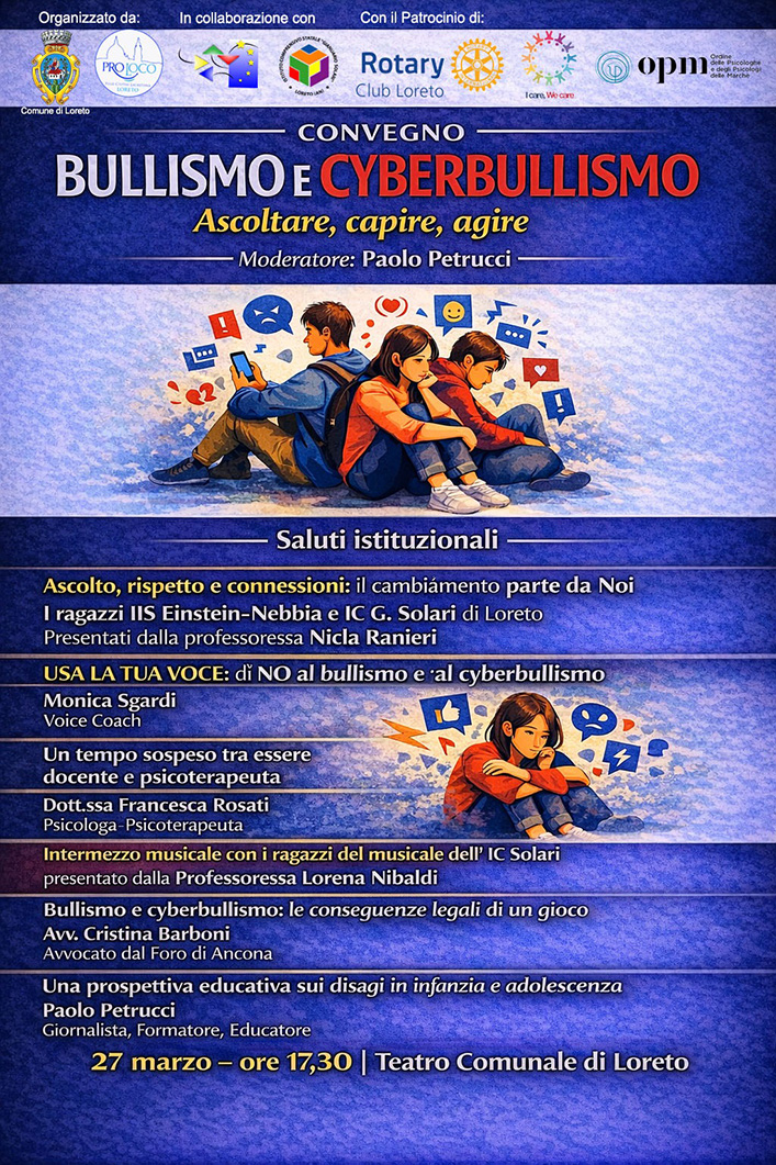 Convegno: Bullismo e Cyberbullismo. Ascoltare, capire, agire